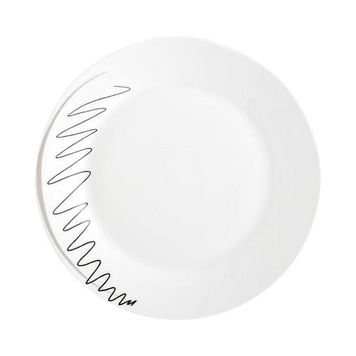 Εικόνα της Σετ Πιάτων Secret de Gourmet  Esquisse  Πορσελάνης 18τμχ Λευκό 140594