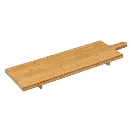 Εικόνα της Ξύλινη Επιφάνεια Κοπής Secret de Gourmet Bamboo 88x26x5cm Καφέ 196324