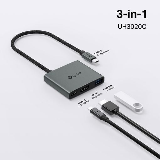 Εικόνα της Docking Station Tp-LIink 3-in-1 USB-C UH3020C