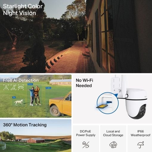 Εικόνα της Outdoor Wireless IP Camera Tp-Link Tapo C501GW 4G FHD Pan/Tilt