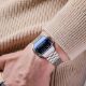 Εικόνα της Ψηφιακό Ρολόι Casio Vintage Iconic με Μεταλλικό Μπρασελέ Silver/Blue A168WEM-2BEF