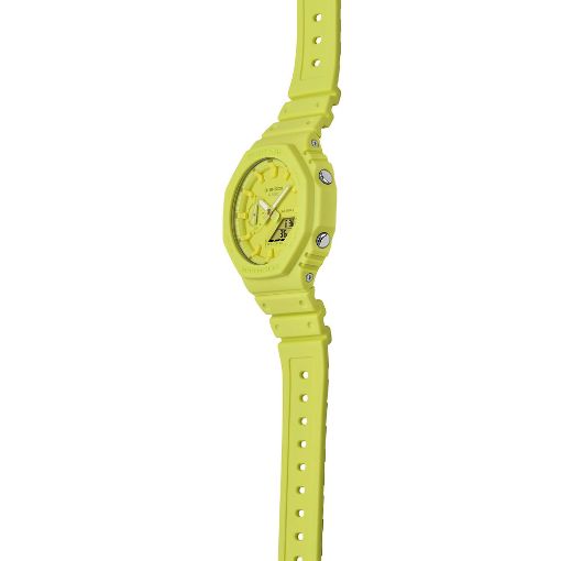 Εικόνα της Ρολόι Casio G-Shock Classic με Χρονογράφο Κίτρινο Καουτσούκ Λουράκι GA-2100-9A9ER