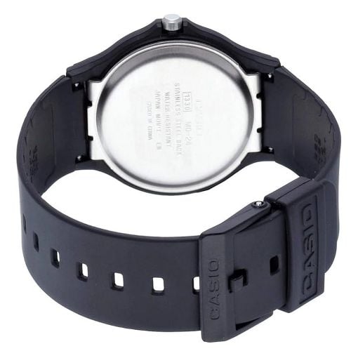 Εικόνα της Ρολόι Casio Collection Standard με Μαύρο Καουτσούκ Λουράκι MQ-24-7BLLEG