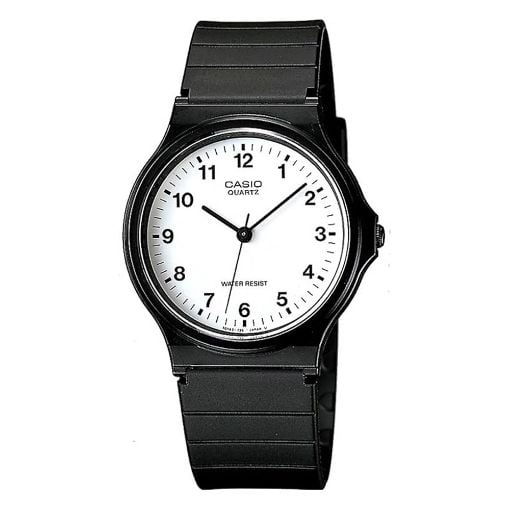 Εικόνα της Ρολόι Casio Collection Standard με Μαύρο Καουτσούκ Λουράκι MQ-24-7BLLEG