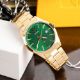 Εικόνα της Ρολόι Casio Collection Standard με Χρυσό Μεταλλικό Μπρασελέ Πράσινο MTP-VD03G-3AUDF