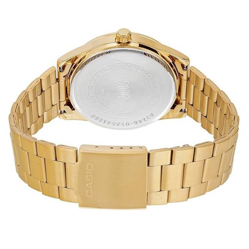 Εικόνα της Ρολόι Casio Collection Standard με Χρυσό Μεταλλικό Μπρασελέ Πράσινο MTP-VD03G-3AUDF