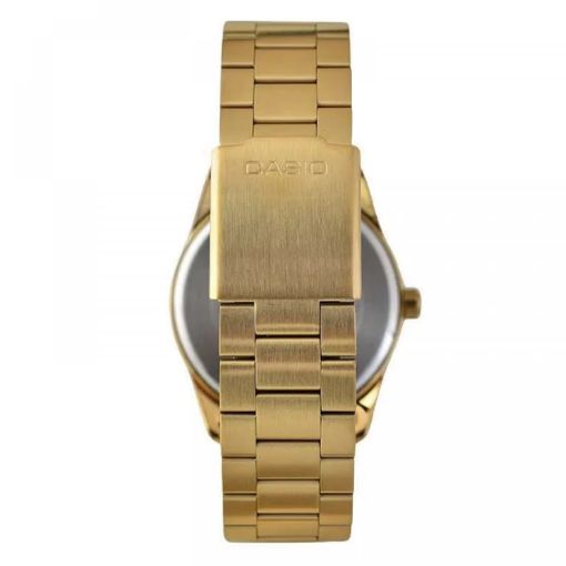 Εικόνα της Ρολόι Casio Collection Standard με Χρυσό Μεταλλικό Μπρασελέ Πράσινο MTP-VD03G-3AUDF