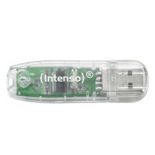 Εικόνα της Intenso Rainbow Line 32GB USB 2.0 Transparent 3502480