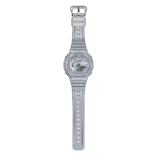 Εικόνα της Ρολόι Casio G-Shock Classic με Χρονογράφο Ασημί Καουτσούκ Λουράκι GA-2100FF-8AER