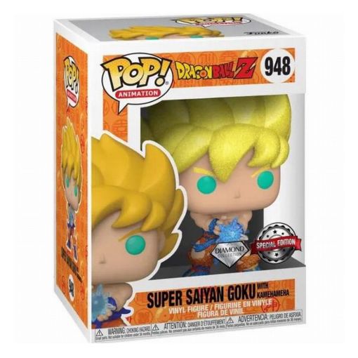 Εικόνα της Funko Pop! Animation: Dragon Ball Z - Super Saiyan Goku #948 Diamond Collection Special Edition Exclusive