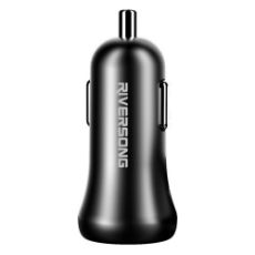 Εικόνα της Φορτιστής Αυτοκινήτου Riversong Safari P5 2xUSB-A 15W Black CC41C