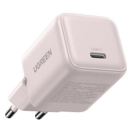 Εικόνα της Φορτιστής Ugreen X512 USB-C GaN 20W Pink 55556