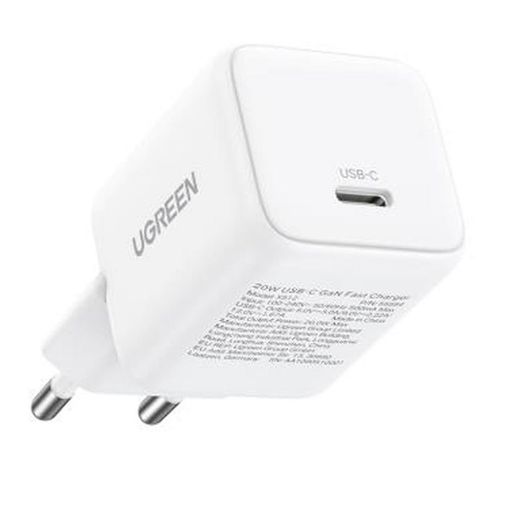 Εικόνα της Φορτιστής Ugreen X512 USB-C GaN 20W White 55554
