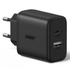 Εικόνα της Φορτιστής Ugreen X227 USB-C & USB-A 20W Black 45302