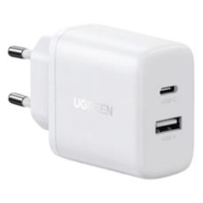 Εικόνα της Φορτιστής Ugreen X227 USB-C & USB-A 20W White 45310