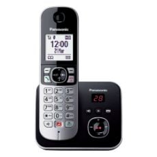 Εικόνα της Ασύρματο Τηλέφωνο Panasonic KX-TG6861GRB με Αυτόματο Τηλεφωνητή Μαύρο