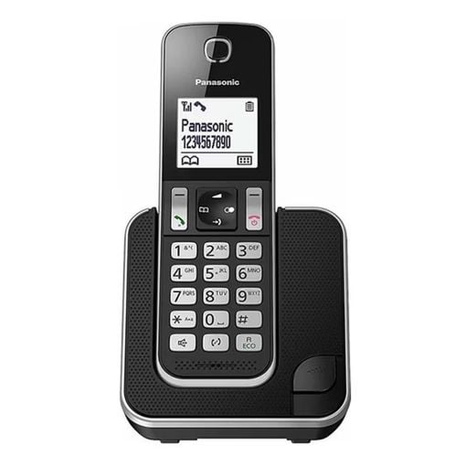 Εικόνα της Ασύρματο Τηλέφωνο Panasonic KX-TGD310GRB με Λειτουργία Ενδοεπικοινωνίας και Baby Monitor Μαύρο