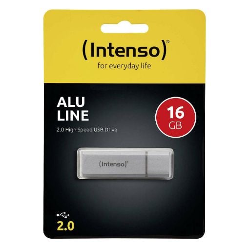 Εικόνα της Intenso Alu Line 16GB USB 2.0 Stick Silver 3521472