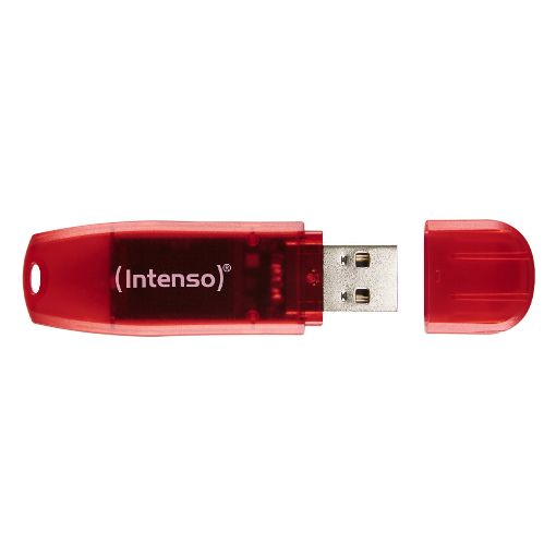 Εικόνα της Intenso Rainbow Line 128GB USB 2.0 Stick Red 3502491