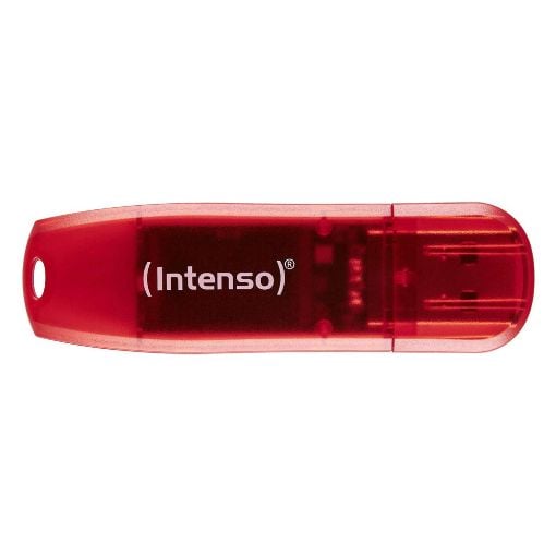 Εικόνα της Intenso Rainbow Line 128GB USB 2.0 Stick Red 3502491