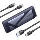 Εικόνα της Θήκη M.2 SSD Ugreen CM767 USB-C NVMe/SATA 15813