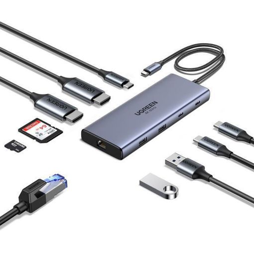 Εικόνα της Docking Station Ugreen CM639 10in1 Type-C 45380