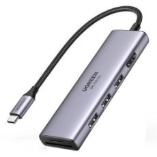 Εικόνα της Docking Station Ugreen CM511 6in1 Type-C 60383