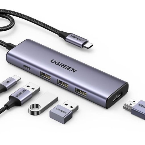 Εικόνα της Docking Station Ugreen CM511 6in1 Type-C 20956A