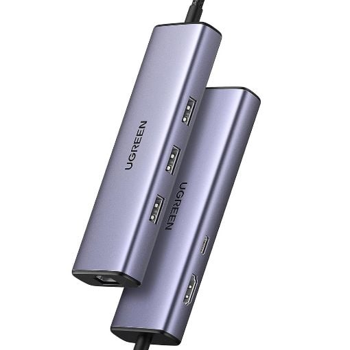 Εικόνα της Docking Station Ugreen CM512 6in1 Type-C 45000