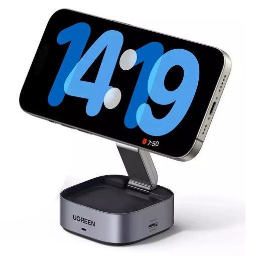 Εικόνα της Φορτιστής Ugreen Magnetic W526 15W Qi Grey 35278