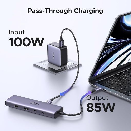 Εικόνα της Docking Station Ugreen CM498 9in1 Type-C 15375