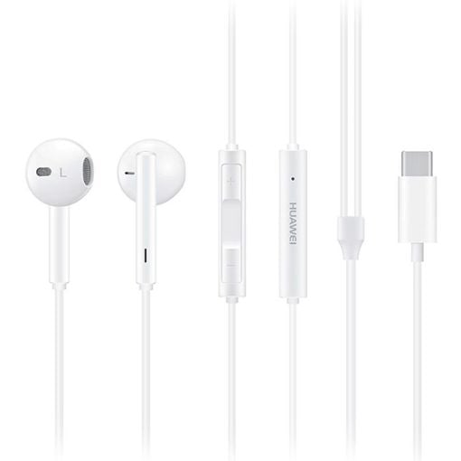 Εικόνα της Handsfree Huawei Classic CM33 USB-C White 55030088