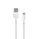 Εικόνα της Καλώδιο Huawei Micro USB Male to USB-A Male 1m White 55030216