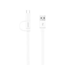 Εικόνα της Καλώδιο Huawei USB-A to USB-C/Micro USB 1.5m White 04071417