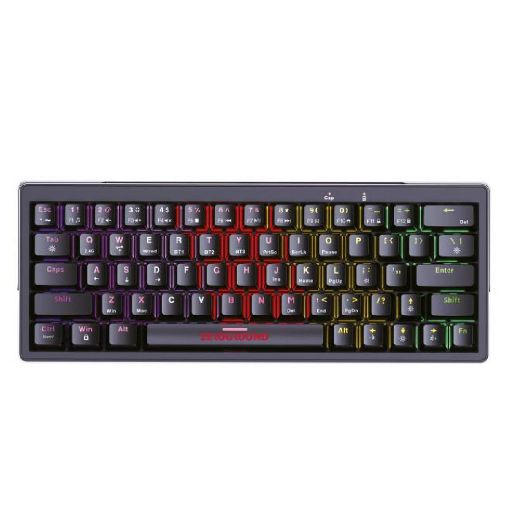 Εικόνα της Πληκτρολόγιο ZeroGround Satomi v2.0 KB-3700G RGB Outemu Red Switches