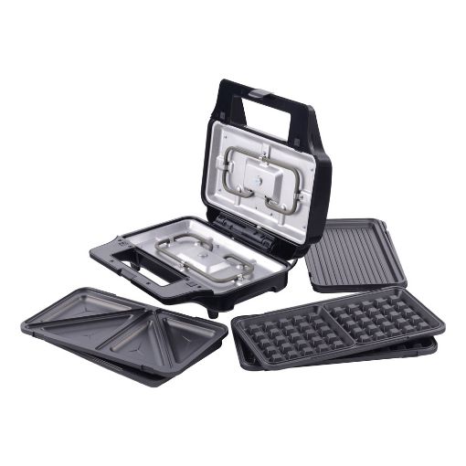 Εικόνα της Τοστιέρα Tesla Multi Grill 900W Ασημί/Μαύρη MG201BX