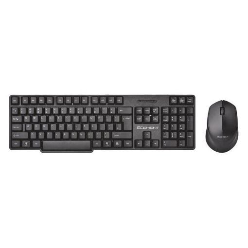 Εικόνα της Πληκτρολόγιο-Ποντίκι Element KB-255WMS v2.0 Wireless Black