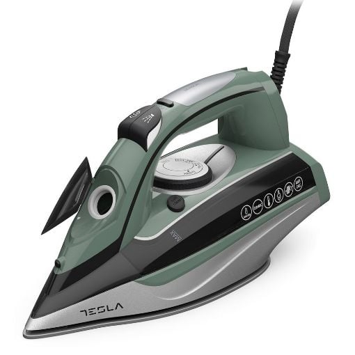 Εικόνα της Σίδερο Ατμού Tesla 3000W Black/Green IR600BGP