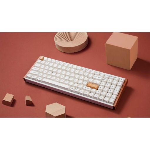 Εικόνα της Πληκτρολόγιο Keychron K4 HE 96% Wireless RGB Gateron Magnetic Nebula Switches (US) Special Edition White K4H-Q1