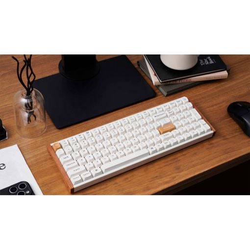 Εικόνα της Πληκτρολόγιο Keychron K4 HE 96% Wireless RGB Gateron Magnetic Nebula Switches (US) Special Edition White K4H-Q1
