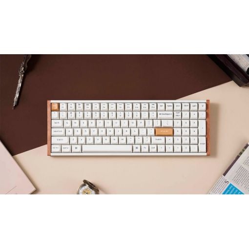 Εικόνα της Πληκτρολόγιο Keychron K4 HE 96% Wireless RGB Gateron Magnetic Nebula Switches (US) Special Edition White K4H-Q1