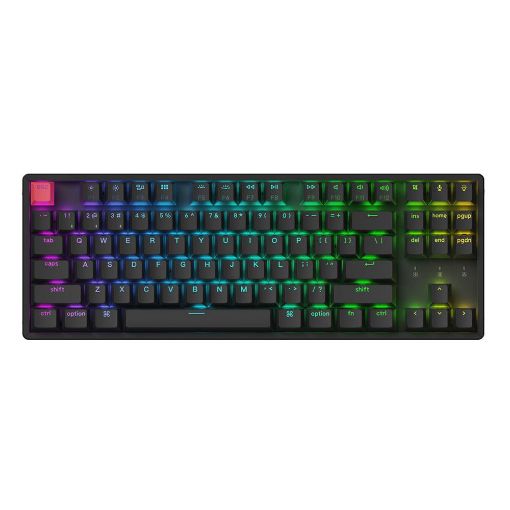 Εικόνα της Πληκτρολόγιο Keychron K8 V2 QMK TKL Wireless RGB Aluminum Red Switches (US) K8X-C1