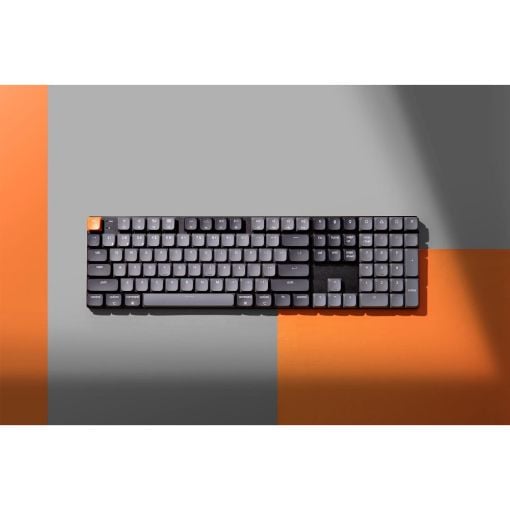 Εικόνα της Πληκτρολόγιο Keychron K5 V2 QMK Full Wireless RGB Banana Switches (US) K5X-B4
