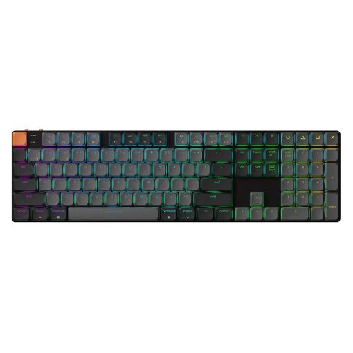 Εικόνα της Πληκτρολόγιο Keychron K5 V2 QMK Full Wireless RGB Banana Switches (US) K5X-B4