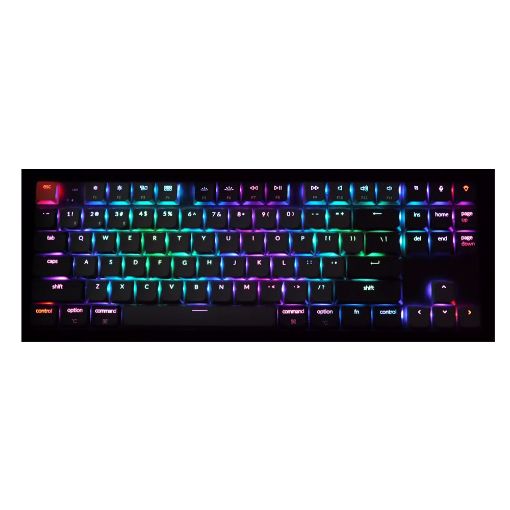 Εικόνα της Πληκτρολόγιο Keychron K1 V6 QMK TKL Wireless RGB Red Switches (US) K1X-B1