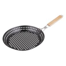 Εικόνα της Καλάθι Ψησίματος Lamart BBQ με Ξύλινη Λαβή 30x30cm Black LT5032
