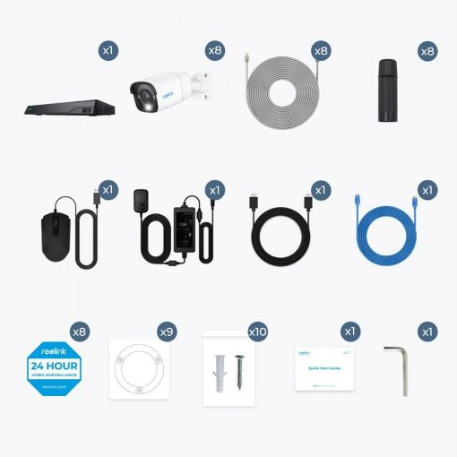 Εικόνα της Reolink IP Security System NVS16-8MB8 8MP PoE