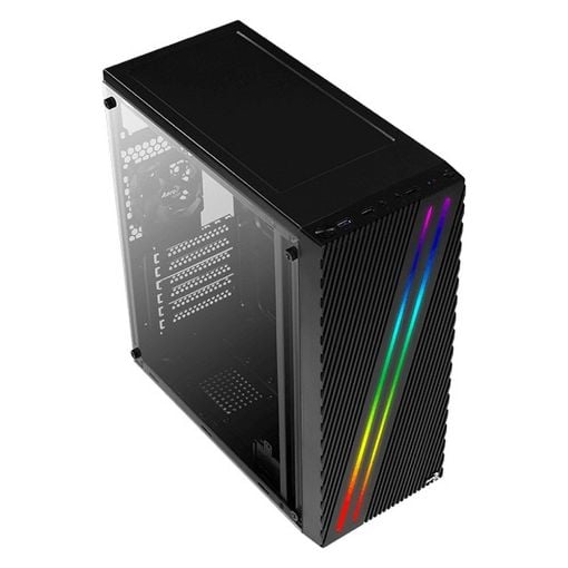Εικόνα της Aerocool Streak RGB Tempered Panel Black ACCM-PV19012.11