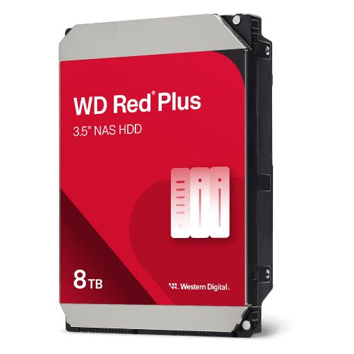 Εικόνα της Εσωτερικός Σκληρός Δίσκος NAS Western Digital Red Plus 8TB 3.5" SATA ΙΙΙ 256MB WD80EFPX