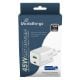 Εικόνα της Φορτιστής MediaRange 45W GaN USB-C & USB-A White MRMA113-2